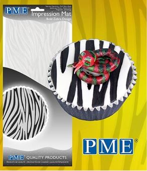 Picture of PME IMPRESSION MAT BOLD ZEBRA DESIGN 150 X 305MM